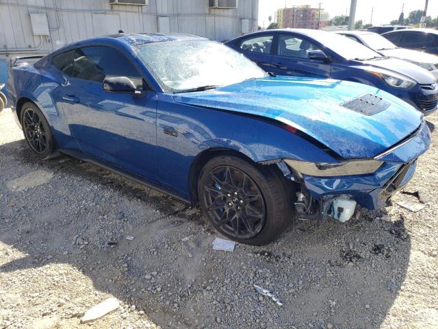 1FA6P8CF2R5420238 - 2024 FORD MUSTANG GT BLUE photo 4