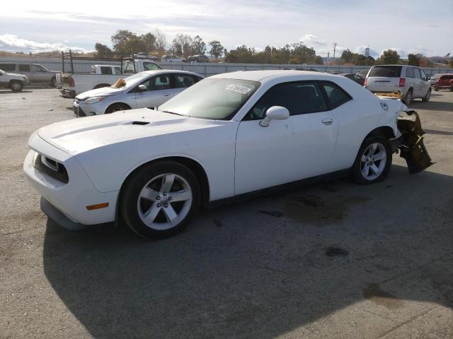 2C3CDYAGXDH544152 - 2013 DODGE CHALLENGER SXT WHITE photo 1