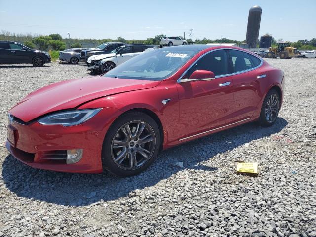 5YJSA1E25MF426991 - 2021 TESLA MODEL S 红色 照片 1