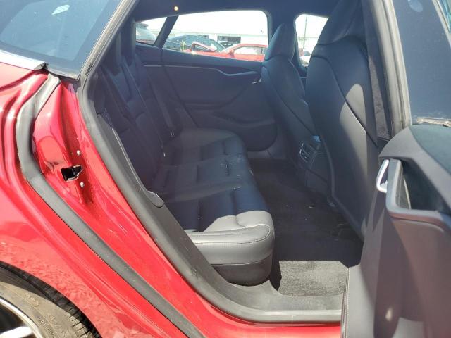 5YJSA1E25MF426991 - 2021 TESLA MODEL S 红色 照片 10