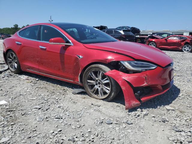 5YJSA1E25MF426991 - 2021 TESLA MODEL S 红色 照片 4