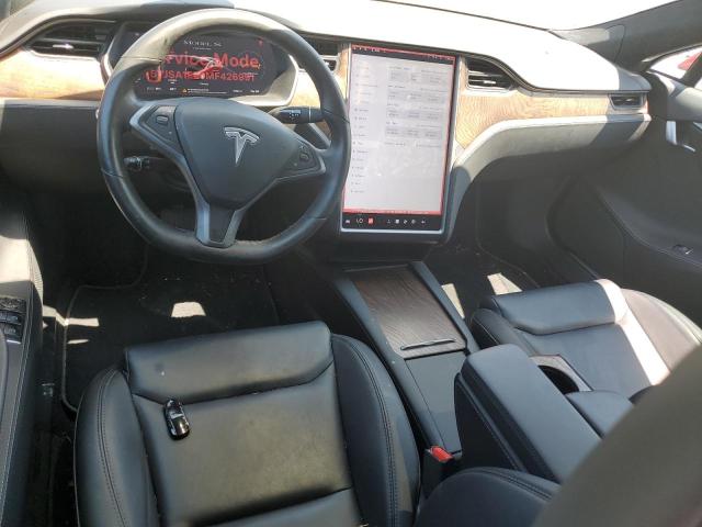 5YJSA1E25MF426991 - 2021 TESLA MODEL S 红色 照片 8
