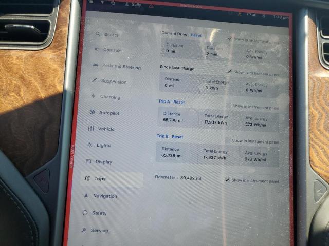 5YJSA1E25MF426991 - 2021 TESLA MODEL S 红色 照片 9