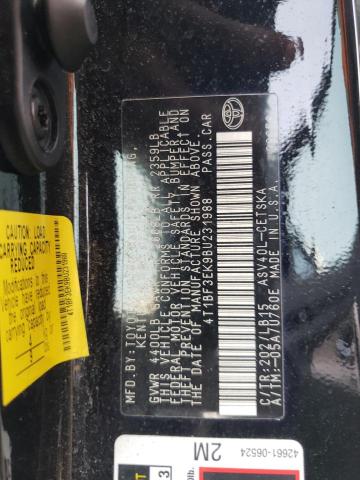 4T1BF3EK9BU231988 - 2011 TOYOTA CAMRY BASE შავი ფოტო 13