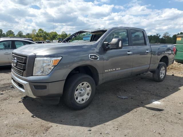 1N6AA1FA4MN529514 - 2021 NISSAN TITAN XD S GRAY photo 1