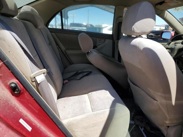 1NXBR32E75Z434890 - 2005 TOYOTA COROLLA CE Красный фото 10