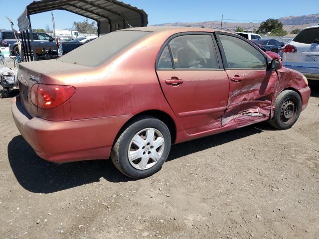 1NXBR32E75Z434890 - 2005 TOYOTA COROLLA CE Красный фото 3