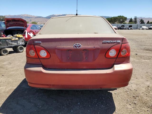 1NXBR32E75Z434890 - 2005 TOYOTA COROLLA CE Красный фото 6