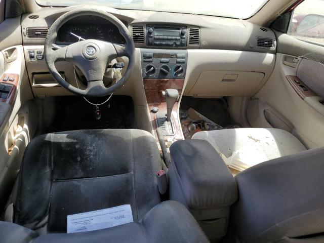 1NXBR32E75Z434890 - 2005 TOYOTA COROLLA CE Красный фото 8