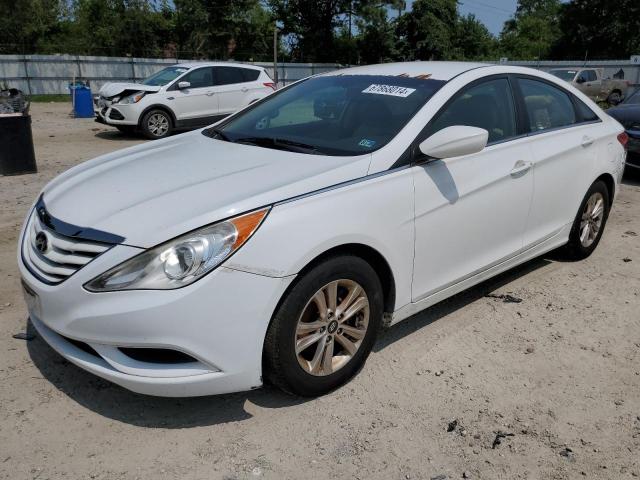 5NPEB4AC0DH611557 - 2013 HYUNDAI SONATA GLS WHITE photo 1