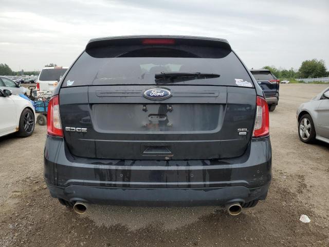 2FMDK4JC2CBA54054 - 2012 FORD EDGE SEL BLACK photo 6