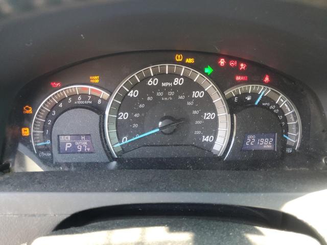 4T1BF1FK5CU524761 - 2012 TOYOTA CAMRY BASE Червоний фото 9