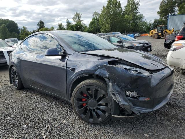 7SAYGDEFXNF322563 - 2022 TESLA MODEL Y CHARCOAL photo 4