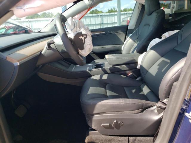 7SAYGDEE9PA091291 - 2023 TESLA MODEL Y Azul foto 7