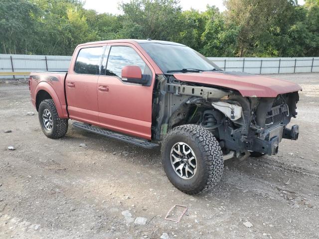 1FTFW1RG1HFB33115 - 2017 FORD F150 RAPTOR RED photo 4