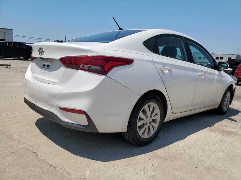 3KPC24A60LE113802 - 2020 HYUNDAI ACCENT SE WHITE photo 3