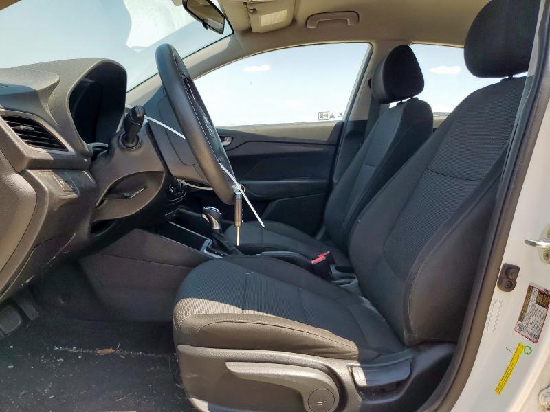 3KPC24A60LE113802 - 2020 HYUNDAI ACCENT SE WHITE photo 7