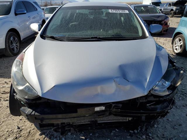 KMHDH4AE0DU689513 - 2013 HYUNDAI ELANTRA GLS SILVER photo 5