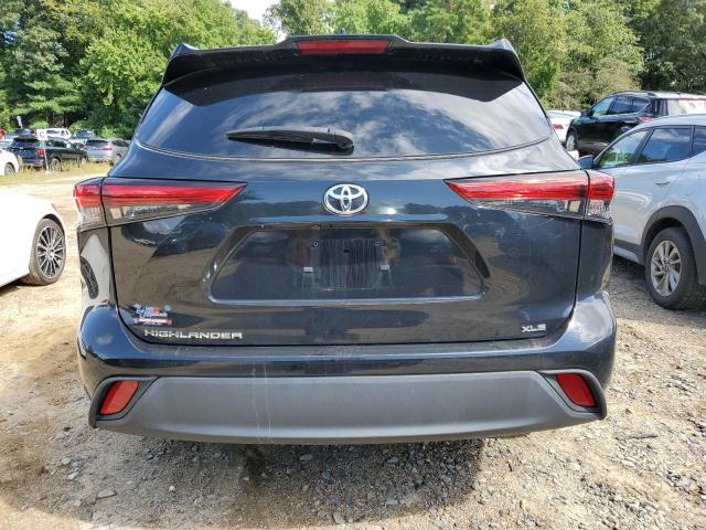 5TDGZRAH5MS083537 - 2021 TOYOTA HIGHLANDER XLE أسود صورة 6