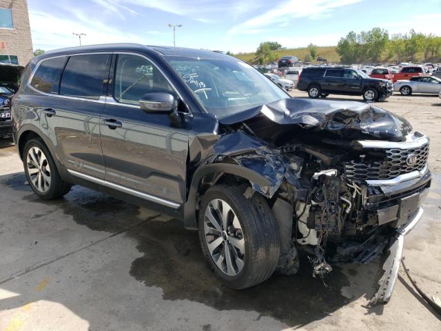 5XYP3DHC1MG116965 - 2021 KIA TELLURIDE EX CHARCOAL photo 4