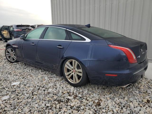 SAJWJ2GD8E8V71077 - 2014 JAGUAR XJL PORTFOLIO BLUE photo 2