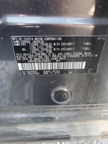 JTMZFREV8GJ098052 - 2016 TOYOTA RAV4 LE GRAY photo 13