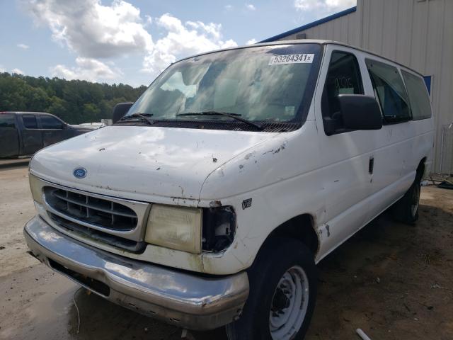 1FBHE31L2VHB81775 - 1997 FORD ECONOLINE E350 WHITE photo 2