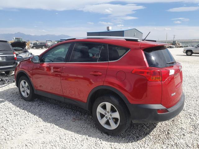 2T3WFREV6DW035130 - 2013 TOYOTA RAV4 XLE RED photo 2