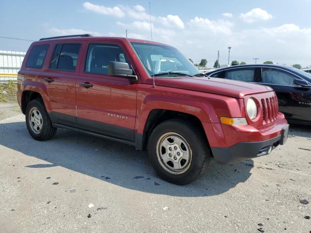 1C4NJPBA6DD130493 - 2013 JEEP PATRIOT SPORT Բորդո լուսանկար 4