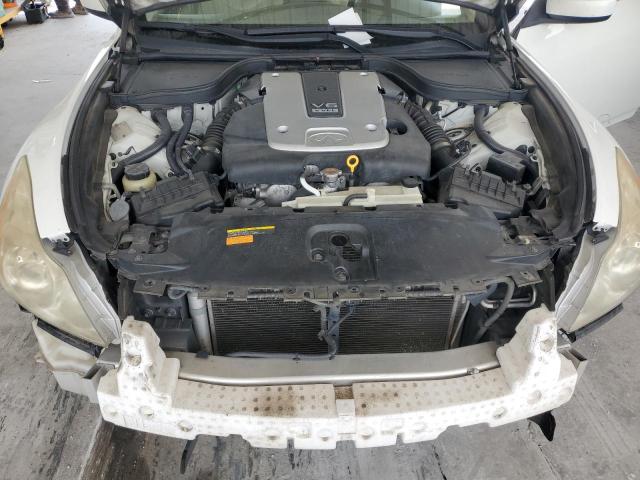 JNKCV66E09M722495 - 2009 INFINITI G37 BASE WHITE photo 11