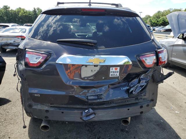 1GNKVJKD9EJ326324 - 2014 CHEVROLET TRAVERSE LTZ GRAY photo 6