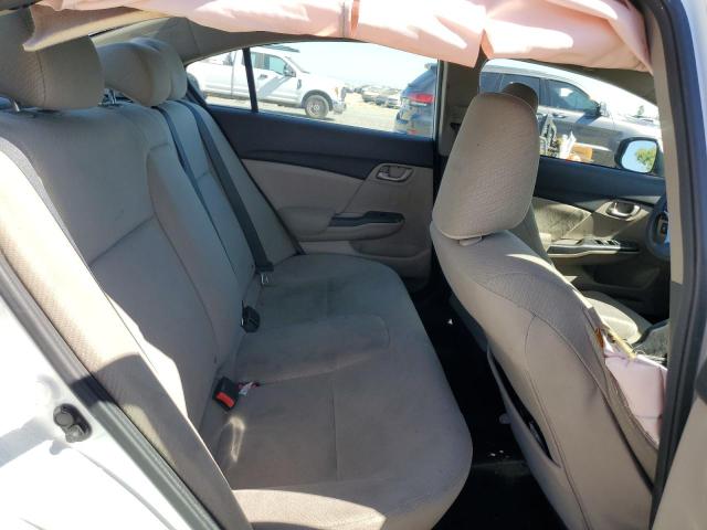 19XFB2F53DE231300 - 2013 HONDA CIVIC LX თეთრი ფოტო 10