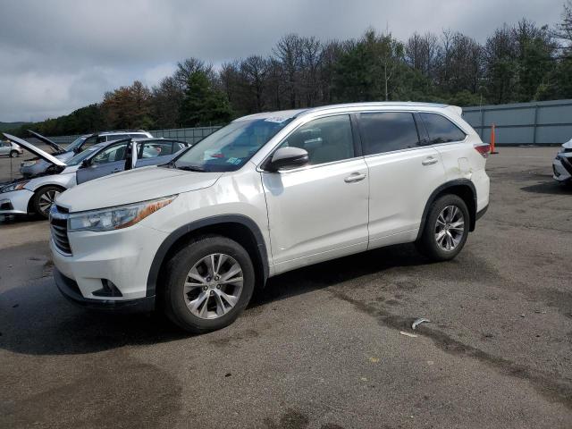 5TDJKRFH8FS078127 - 2015 TOYOTA HIGHLANDER XLE WHITE photo 1