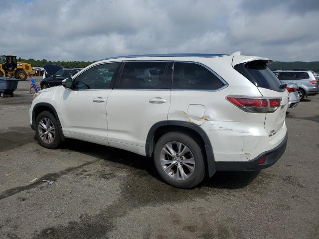 5TDJKRFH8FS078127 - 2015 TOYOTA HIGHLANDER XLE WHITE photo 2