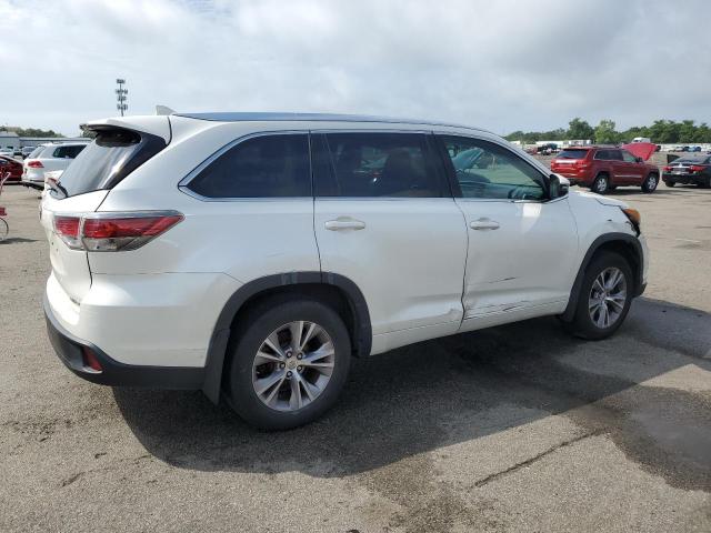 5TDJKRFH8FS078127 - 2015 TOYOTA HIGHLANDER XLE WHITE photo 3