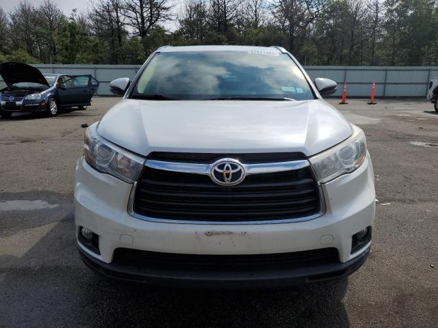 5TDJKRFH8FS078127 - 2015 TOYOTA HIGHLANDER XLE WHITE photo 5