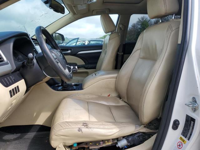 5TDJKRFH8FS078127 - 2015 TOYOTA HIGHLANDER XLE WHITE photo 7