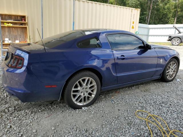 1ZVBP8AM2E5308637 - 2014 FORD MUSTANG BLUE photo 3