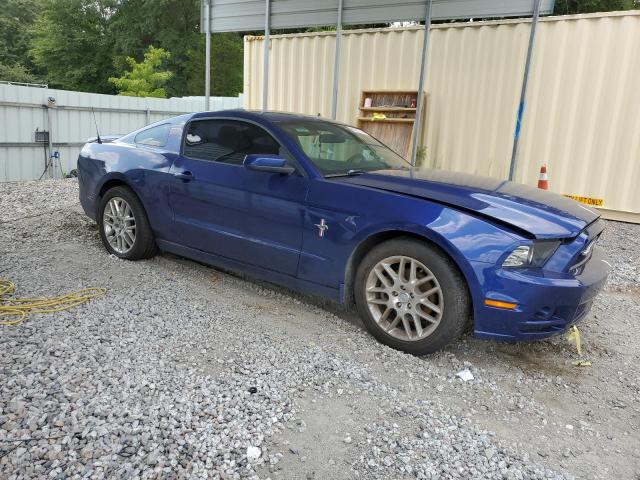 1ZVBP8AM2E5308637 - 2014 FORD MUSTANG BLUE photo 4