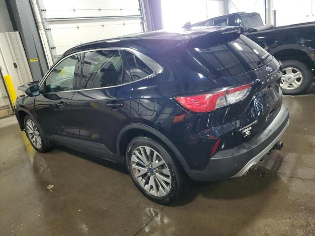 1FMCU9J96MUB35609 - 2021 FORD ESCAPE TITANIUM BLUE photo 2