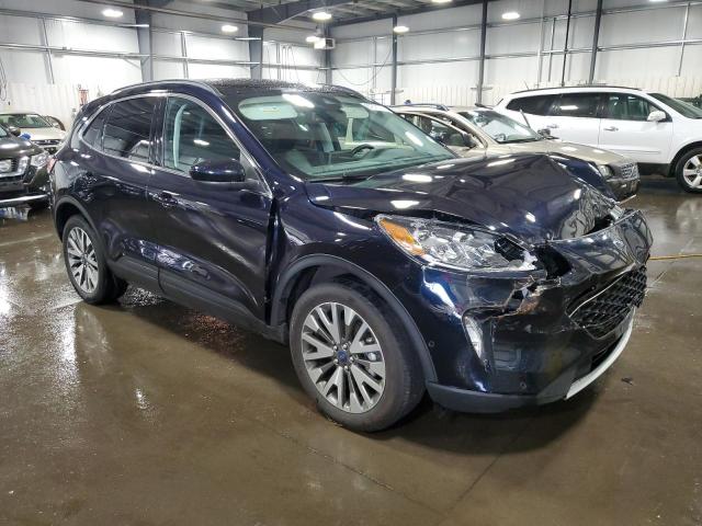 1FMCU9J96MUB35609 - 2021 FORD ESCAPE TITANIUM BLUE photo 4