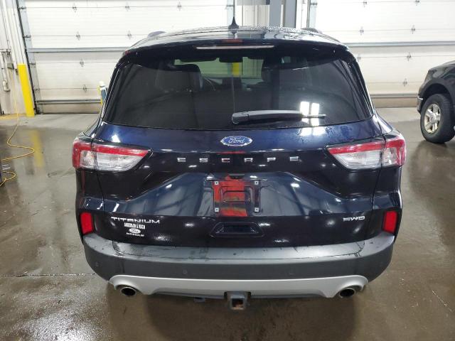 1FMCU9J96MUB35609 - 2021 FORD ESCAPE TITANIUM BLUE photo 6