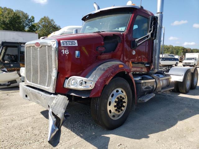 1XPCDP9X1GD304899 - 2016 PETERBILT 567 MAROON photo 9