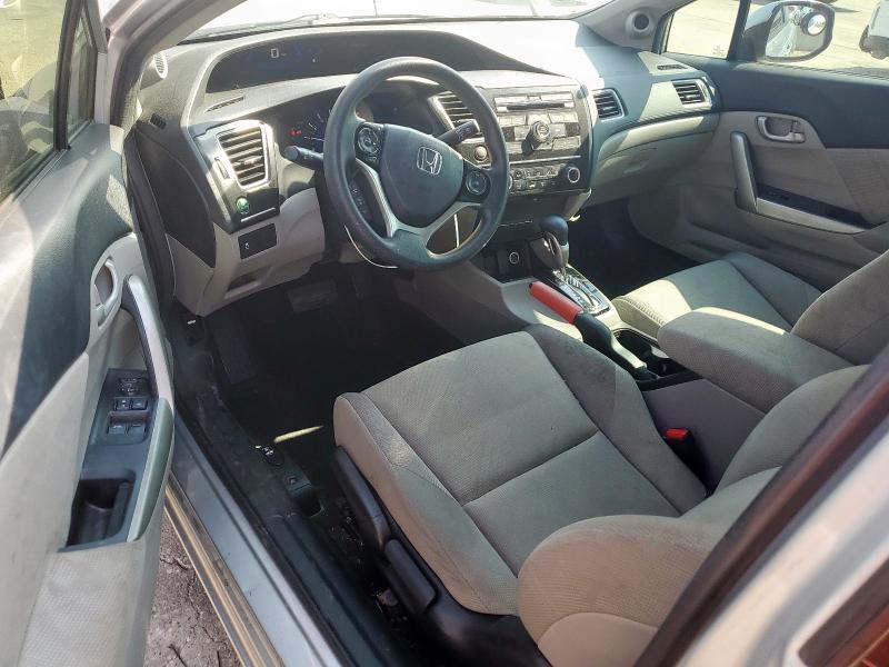 2HGFG3B53DH528246 - 2013 HONDA CIVIC LX SILVER photo 8