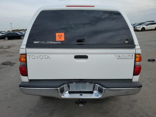 5TEGN92N62Z121051 - 2002 TOYOTA TACOMA DOUBLE CAB PRERUNNER WHITE photo 6