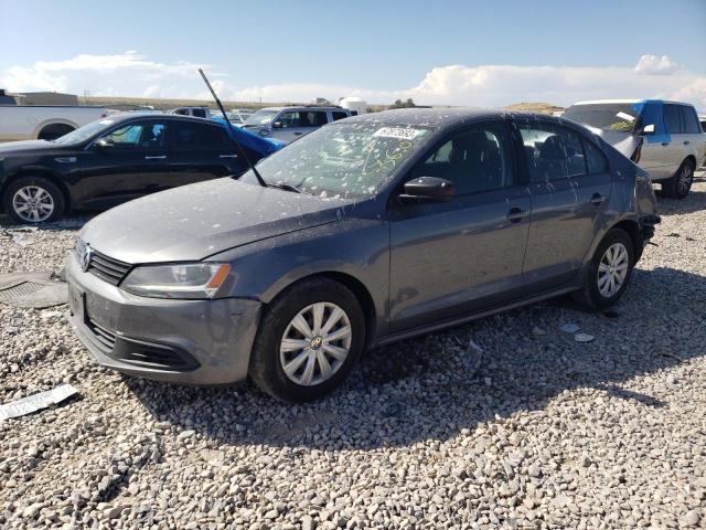 3VW1K7AJ9CM356881 - 2012 VOLKSWAGEN JETTA BASE 灰色 照片 1