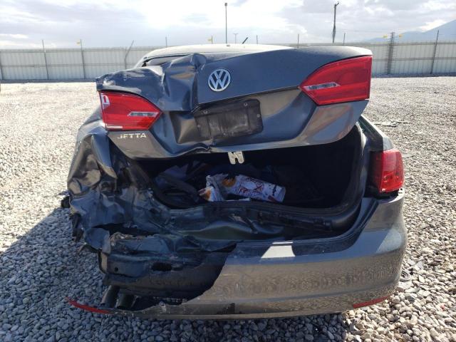 3VW1K7AJ9CM356881 - 2012 VOLKSWAGEN JETTA BASE 灰色 照片 6