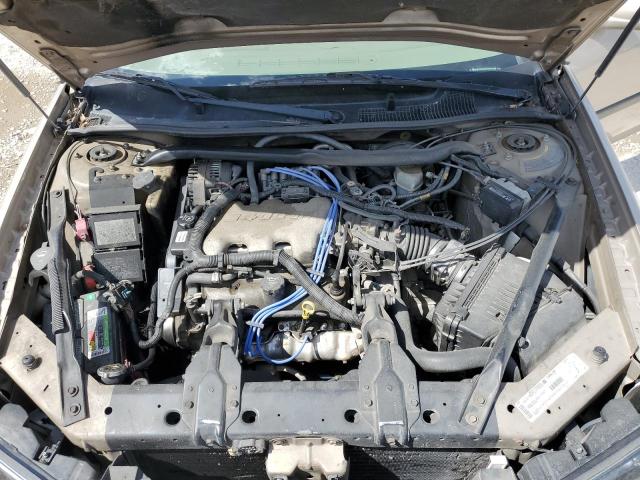 2G1WF52E929336696 - 2002 CHEVROLET IMPALA TAN photo 11