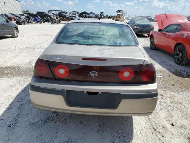 2G1WF52E929336696 - 2002 CHEVROLET IMPALA TAN photo 6