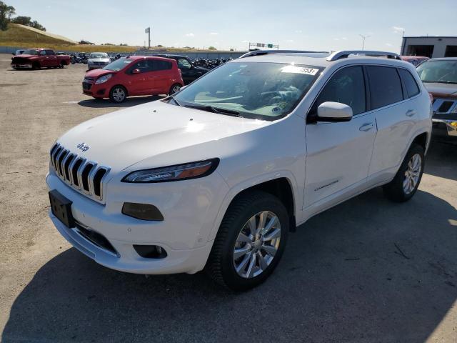 1C4PJMJS9HW620583 - 2017 JEEP CHEROKEE OVERLAND WHITE photo 1